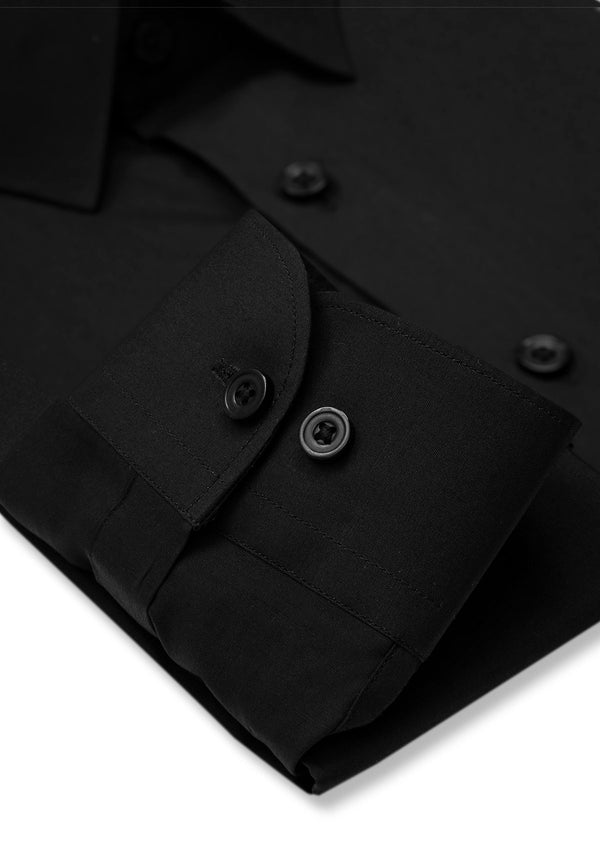 Classic Plain Black Shirt - RTW