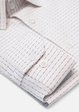 Purple & White Striped Shirt - MTO